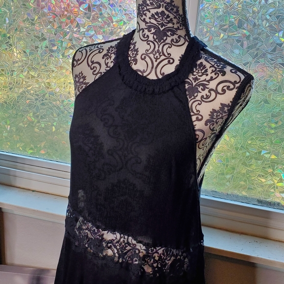 Free People lace trimmed trapeze dress - Picture 5 of 9